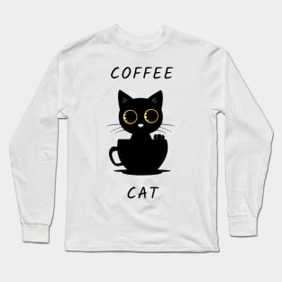 Coffee cat Long Sleeve T-Shirt